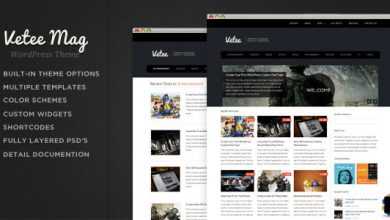 Photo of [Download-S2] Themeforest Vetee Magazine WordPress Theme