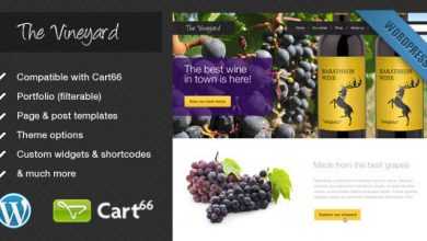 Photo of [Download-S2] The Vineyard: A Themeforest WP eCommerce Theme