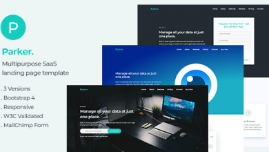 Photo of [Download-S2] Parker - Software and Startup Landing Page Template