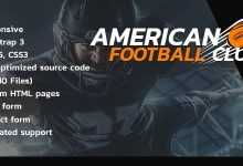 Photo of [Download-S2] American Football HTML Website Template