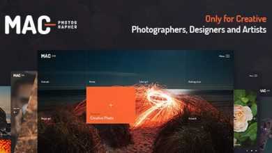 Photo of [Download-S2] MAC v1.1 - Photography Fullscreen WordPress Theme