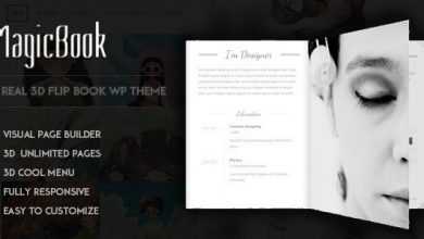 Photo of [Download-S2] MagicBook v1.09 - A 3D Flip Book WordPress Theme