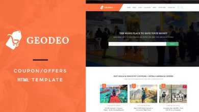 Photo of [Download-S2] Geodeo - Coupon & Deals HTML Template
