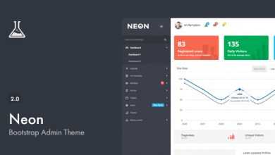 Photo of [Download-S2] Neon v2.0 - Bootstrap Admin Theme