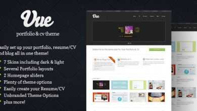 Photo of [Download-S2] Vue - Themeforest Portfolio & CV WordPress Theme