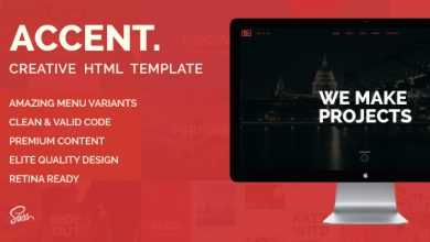 Photo of [Download-S2] Accent — Creative Responsive OnePage Template