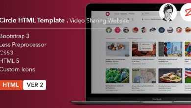 Photo of [Download-S2] Circle - Video Sharing Website HTML Template