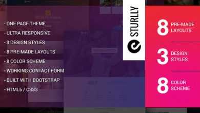 Photo of [Download-S2] Sturlly - Responsive One Page Multi-Purpose Template