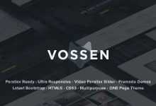 Photo of [Download-S2] Vossen - Responsive Parallax Multipurpose Template