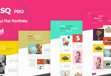 Photo of [Download-S2] Qusq Pro v1.6 - Flat Colorful Portfolio