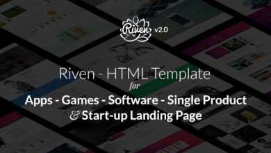 Photo of [Download-S2] Riven - HTML Template for App, Game, Single Product Landing Page