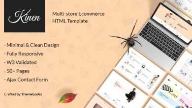 Photo of [Download-S2] Kinen v1.0 - Multipurpose Ecommerce Template