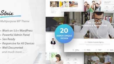 Photo of [Download-S2] Strix v1.0.3 - Multipurpose Business & Agency WordPress Theme