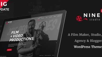 Photo of [Download-S2] Nine Studio v2.3.5 - A Film Maker, Studio, Agency & Blogger Theme