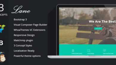 Photo of [Download-S2] Lane - Startup Landing Page Bootstrap WP Theme
