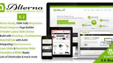 Photo of [Download-S2] Alterna v5.2.2 - Retina Responsive Multi-Purpose WP Theme