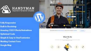 Photo of [Download-S2] Handyman v1.1 - Responsive WordPress Theme