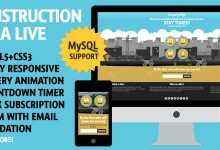 Photo of [Download-S2] Construction Area - Themeforest Coming Soon Responsive