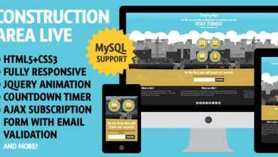 Photo of [Download-S2] Construction Area - Themeforest Coming Soon Responsive