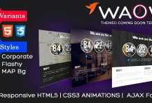 Photo of [Download-S2] WAOW - Unique Responsive 'Coming Soon' Themeforest HTML5