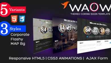Photo of [Download-S2] WAOW - Unique Responsive 'Coming Soon' Themeforest HTML5