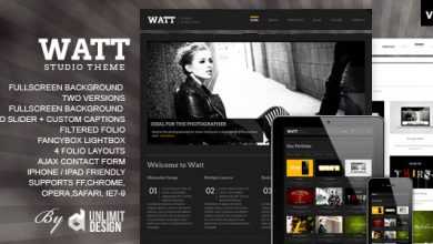 Photo of [Download-S2] WATT Creative Html Studio Themeforest Template