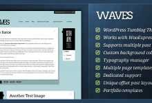 Photo of [Download-S2] Waves - WordPress Tumblog Themeforest Theme