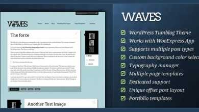 Photo of [Download-S2] Waves - WordPress Tumblog Themeforest Theme