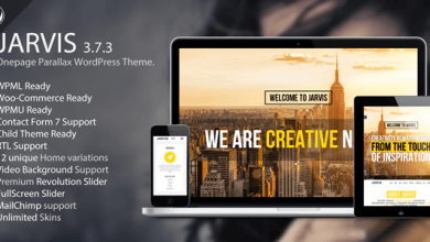 Photo of [Download-S2] Jarvis v3.7.3 - Onepage Parallax WordPress Theme