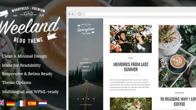 Photo of [Download-S2] Weeland v1.2.2 - Masonry Lifestyle WordPress Blog Theme