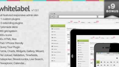 Photo of [Download-S2] White Label - a full featured Themeforest Admin Skin
