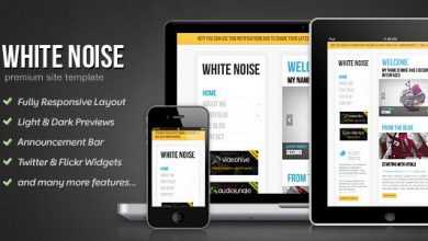 Photo of [Download-S2] White Noise - Themeforest HTML5 Template