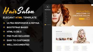 Photo of [Download-S2] Hair Salon v1.0 - Elegant HTML Template