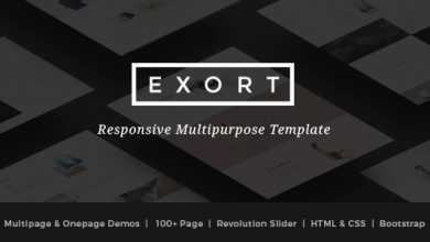 Photo of [Download-S2] Exort - Responsive Multipurpose HTML Template