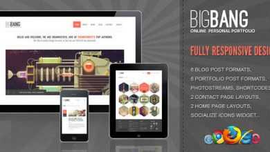 Photo of [Download-S2] Bigbang - Responsive WordPress Themeforest Template