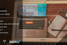 Photo of [Download-S2] Krobs v2.0 - Personal Onepage Responsive WP Theme