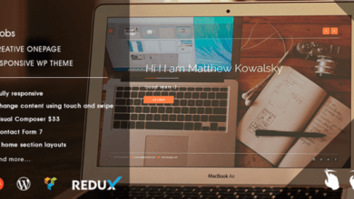 Photo of [Download-S2] Krobs v2.0 - Personal Onepage Responsive WP Theme