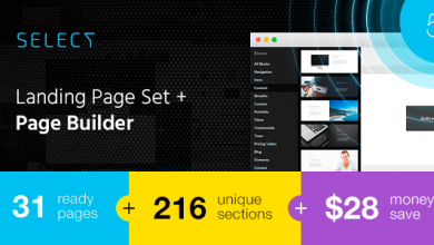 Photo of [Download-S2] Select - Landing Page Set with Page Builder