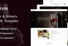 Photo of [Download-S2] Wizym - Wine & Winery HTML Template