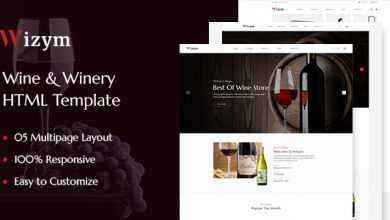 Photo of [Download-S2] Wizym - Wine & Winery HTML Template