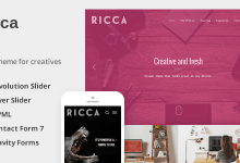 Photo of [Download-S2] Ricca v1.1.6 - A Fresh Responsive Theme For Creatives