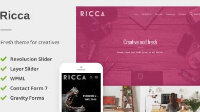 Photo of [Download-S2] Ricca v1.1.6 - A Fresh Responsive Theme For Creatives