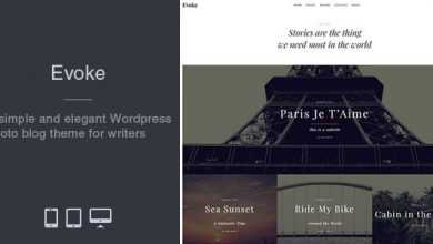 Photo of [Download-S2] Evoke v1.3.0 - Photo Stories WordPress Blog Theme