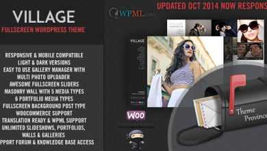 Photo of [Download-S2] Village v5.0.1 - A Responsive Fullscreen WordPress Theme