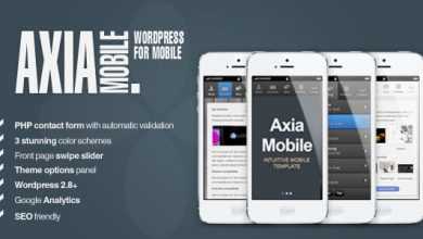 Photo of [Download-S2] AxiaMobile - Themeforest Corporate Mobile | WordPress & HTML5