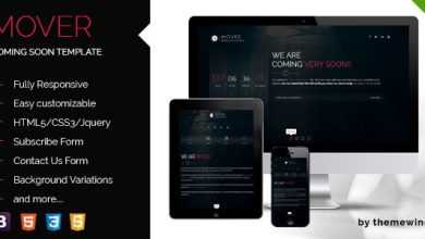 Photo of [Download-S2] Mover - Responsive Coming Soon Template
