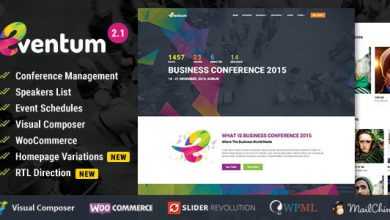 Photo of [Download-S2] Eventum v2.1 - Conference & Event WordPress Theme