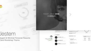 Photo of [Download-S2] Jestem - Elegant & Minimal Resume vCard Theme