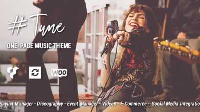 Photo of [Download-S2] Tune v1.6.1 - One-Page Music WordPress Theme
