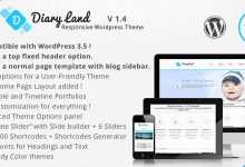Photo of [Download-S2] DiaryLand - Themeforest Corporate Wordpress Responsive Theme